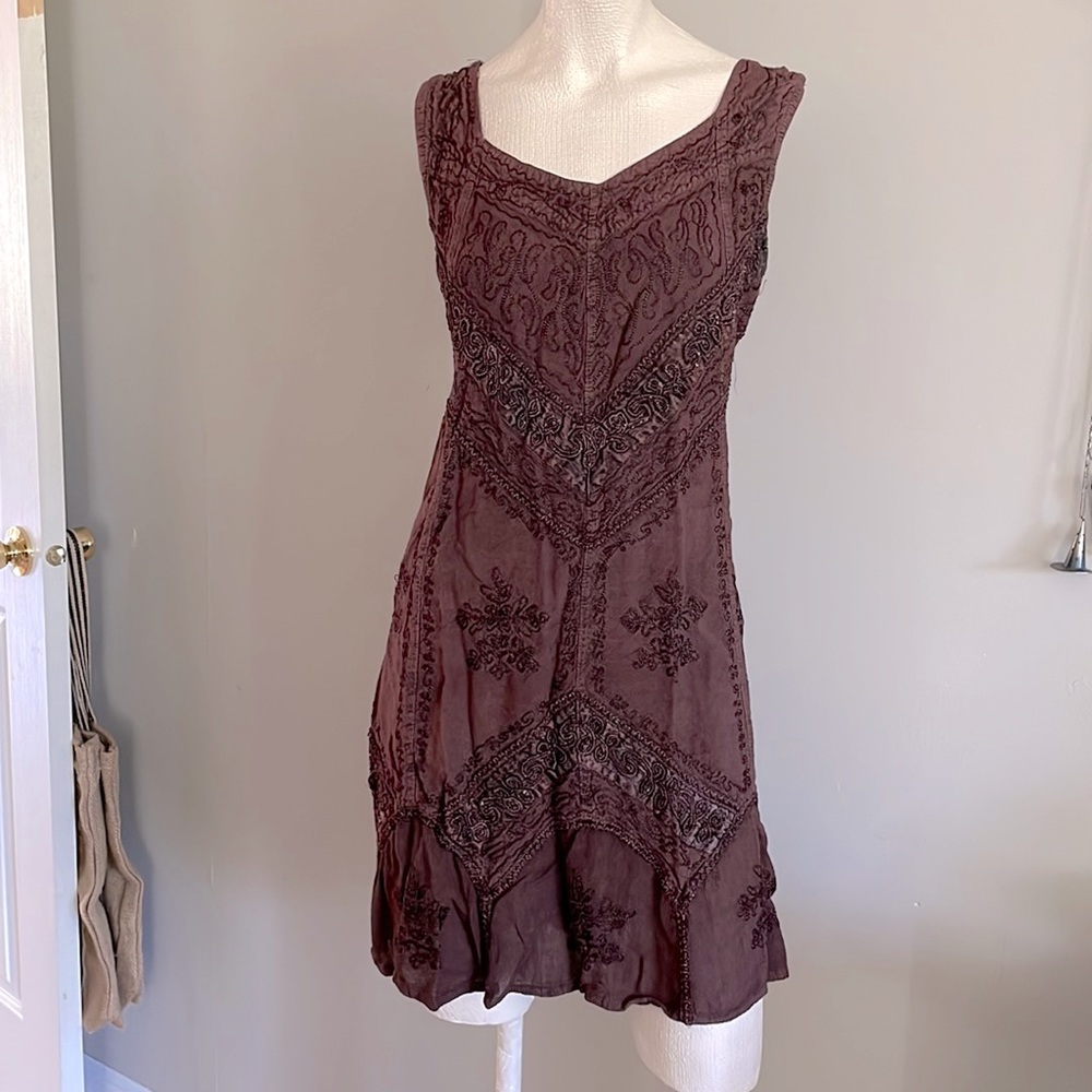 Vintage 90’s goblincore/ festival dress.